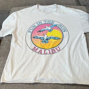 J Galt cropped tshirt  one size